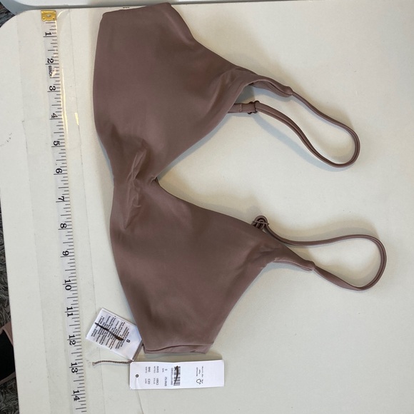 J Crew Lana bikini top in Classic Sculpt Small espresso brown - Picture 3 of 6